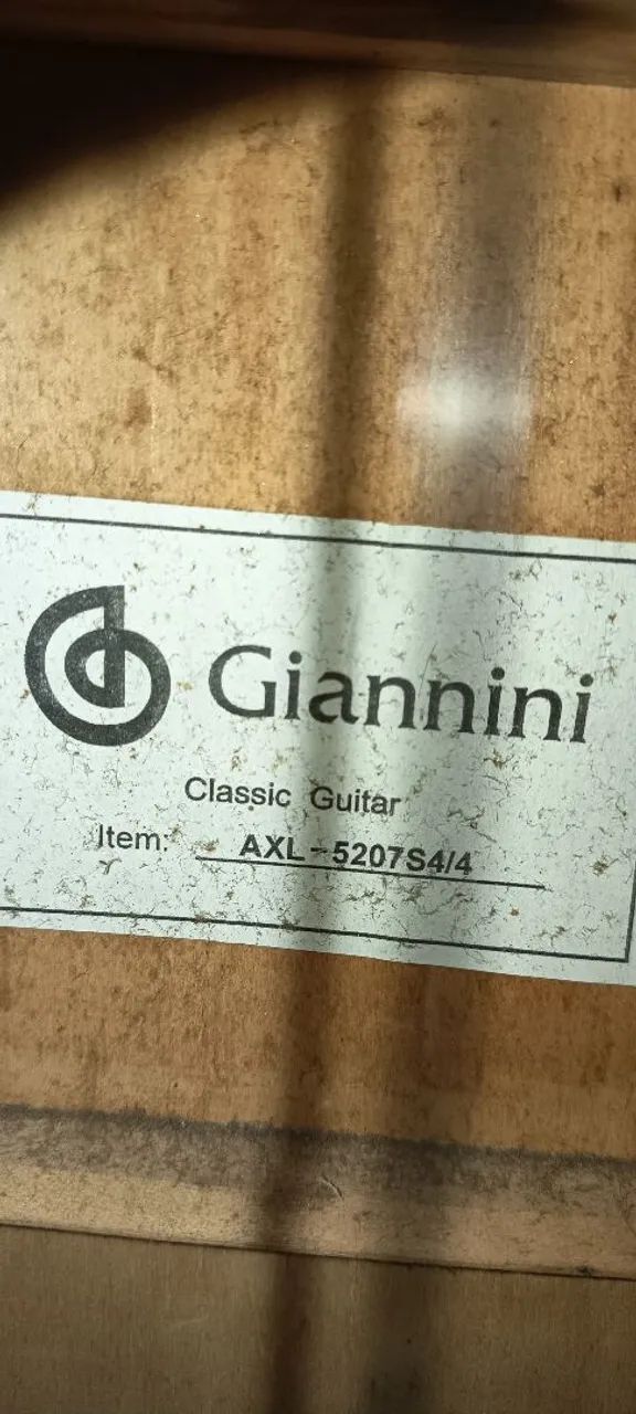 Violão Giannini Clássico Nylon - Ótimo Estado - Foto 4