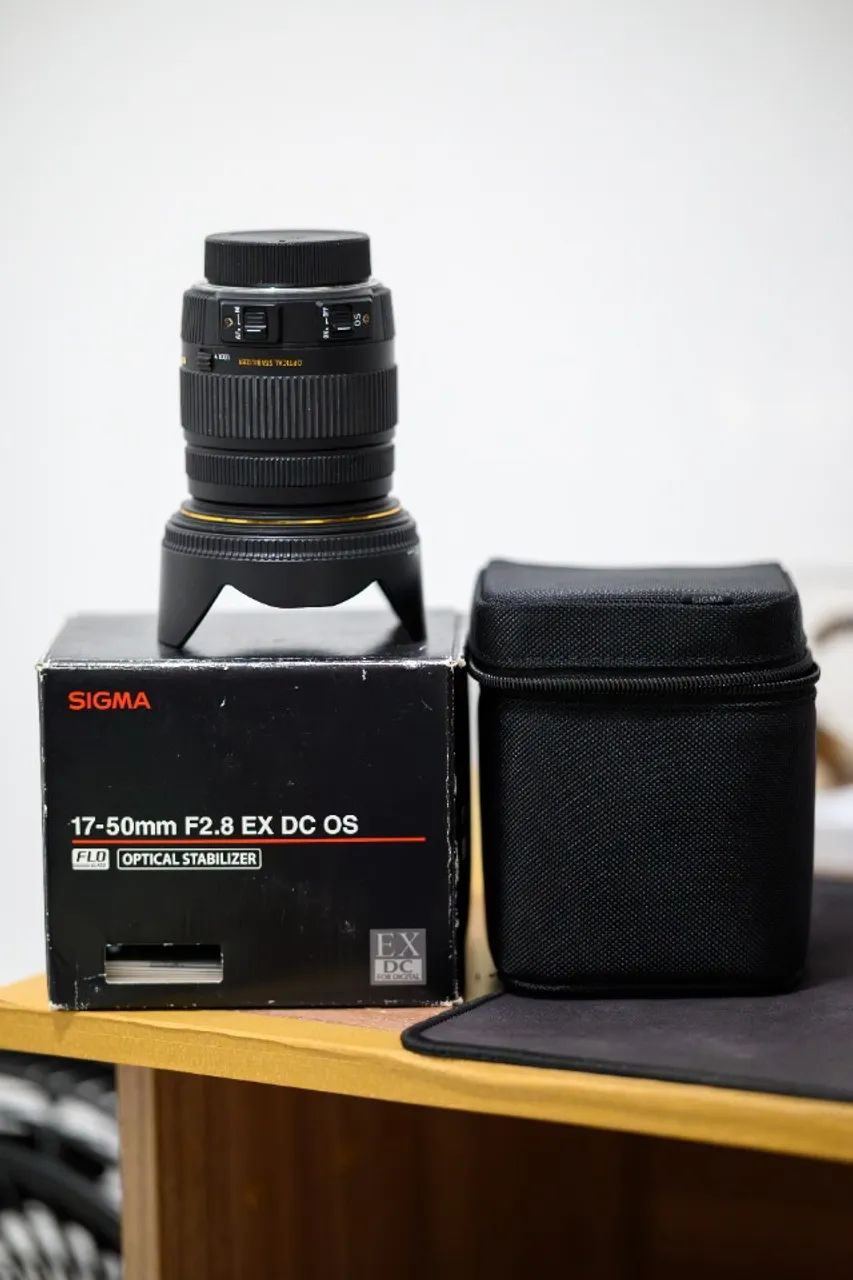 SIGMA 17-50mm F2.8 EX DC OS フォーカスリング固着 Lente Sigma 17-50 mm F2.8 EX DC OS - Nikon - Acessórios para