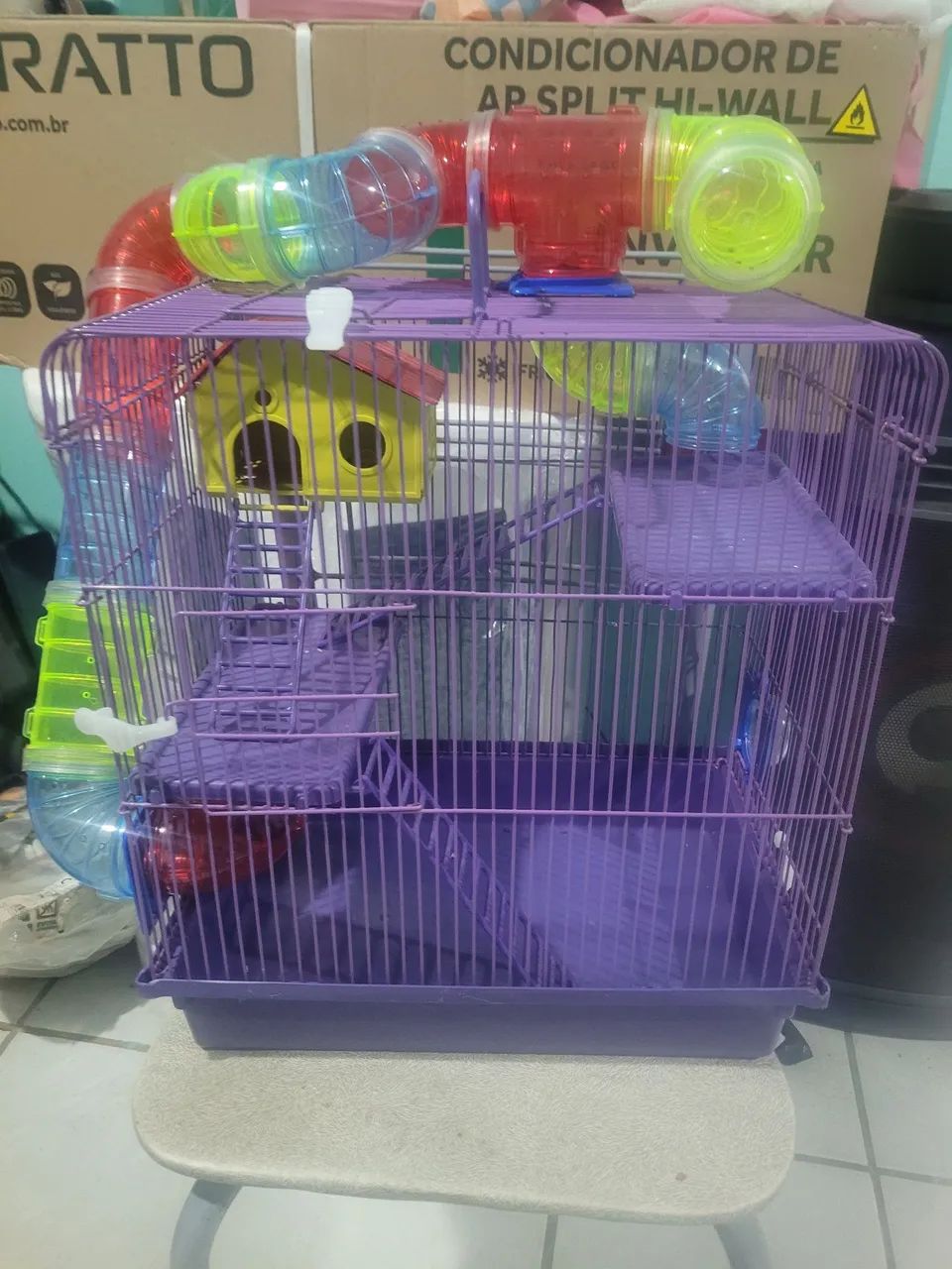 GAIOLA PARA HAMSTER SEMI NOVA - Foto 3