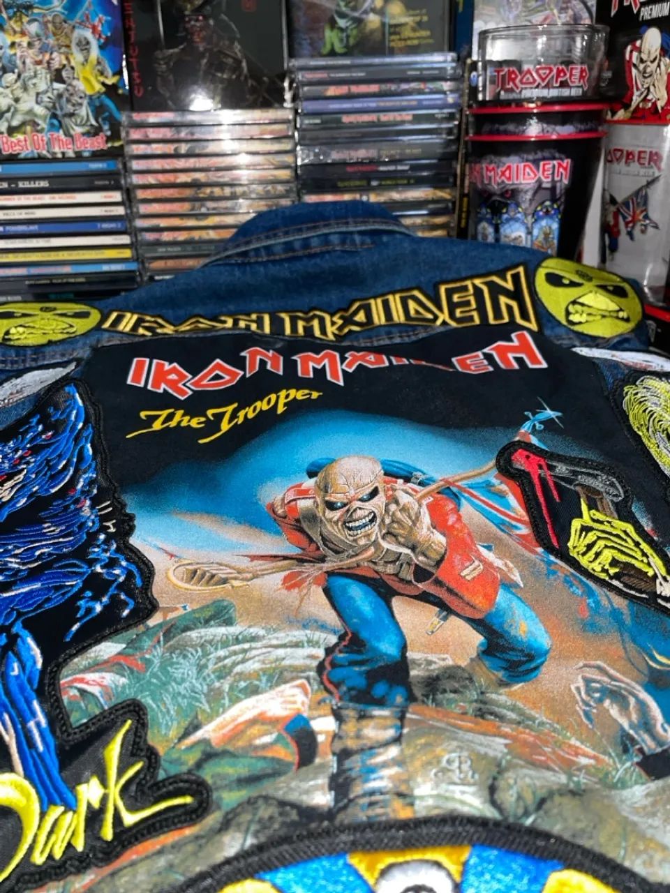 Iron Maiden - colete com patchs  - Foto 3