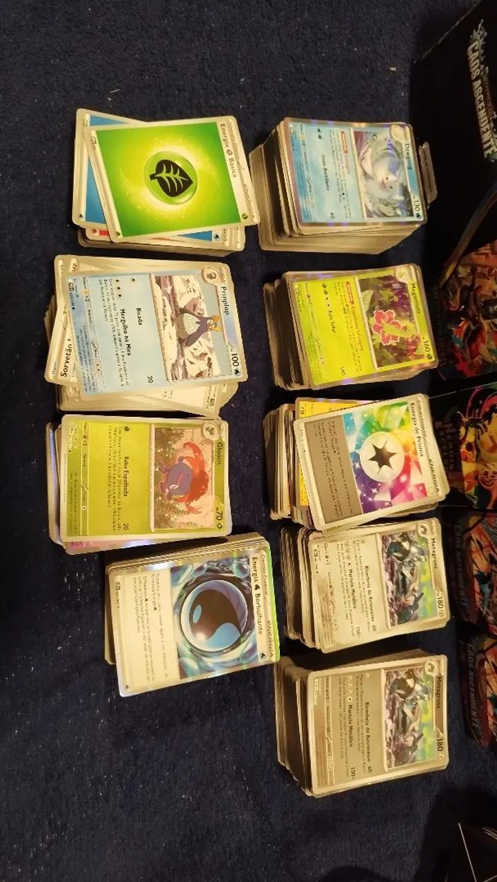 Bulk de cartas Pokémon