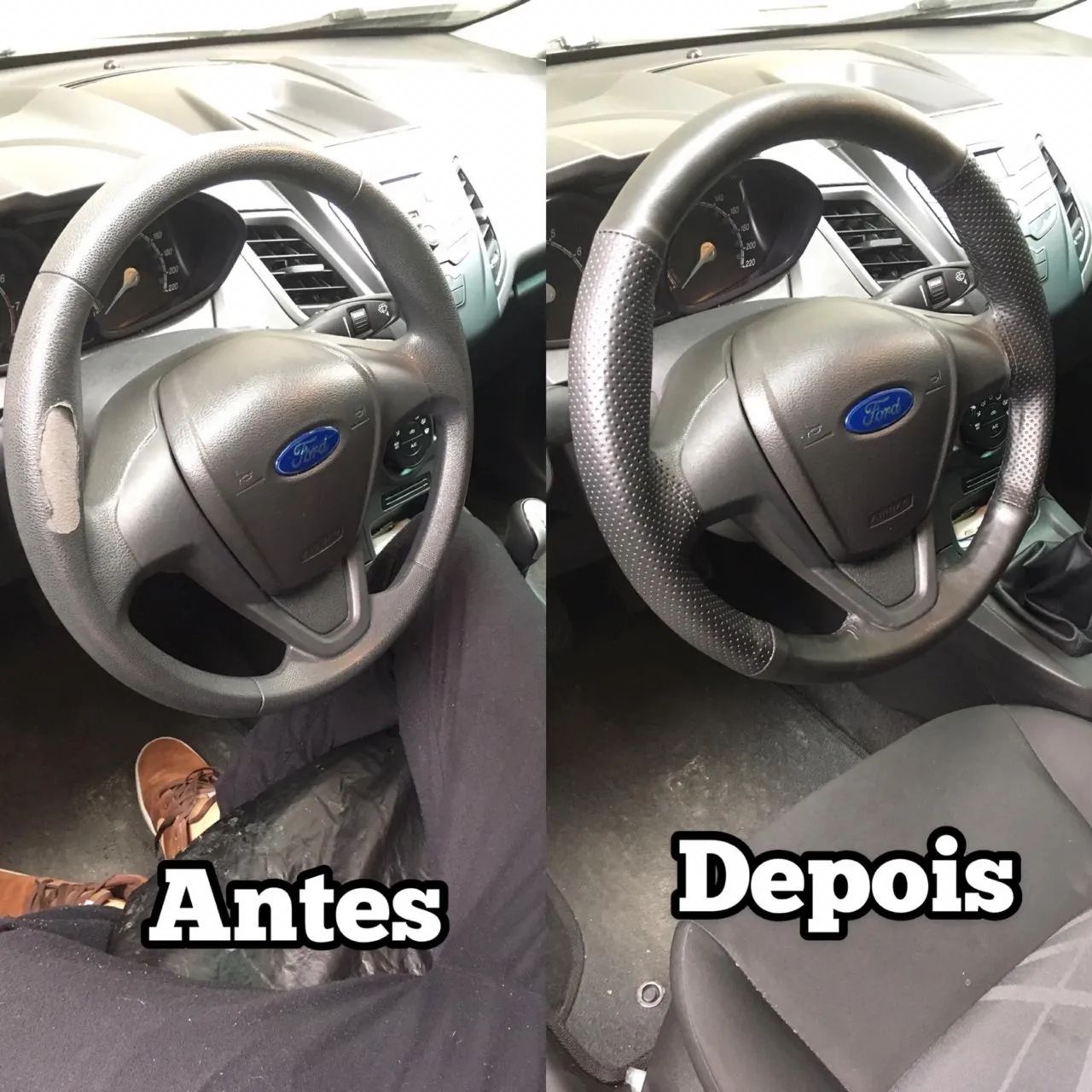 Revestimento de volante a domicílio