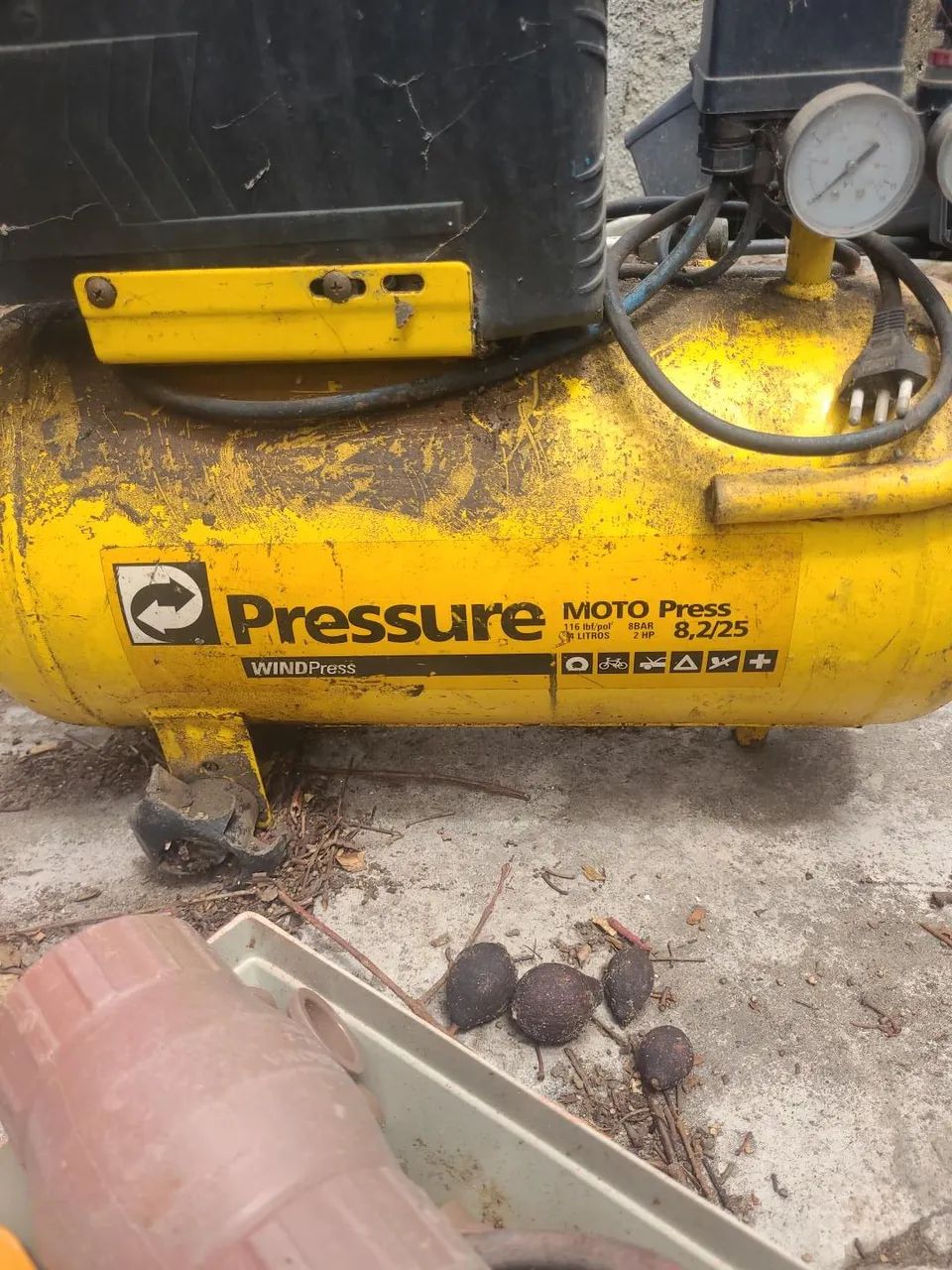 Compressor de Ar Pressure WindPress 24 Litros - 2HP