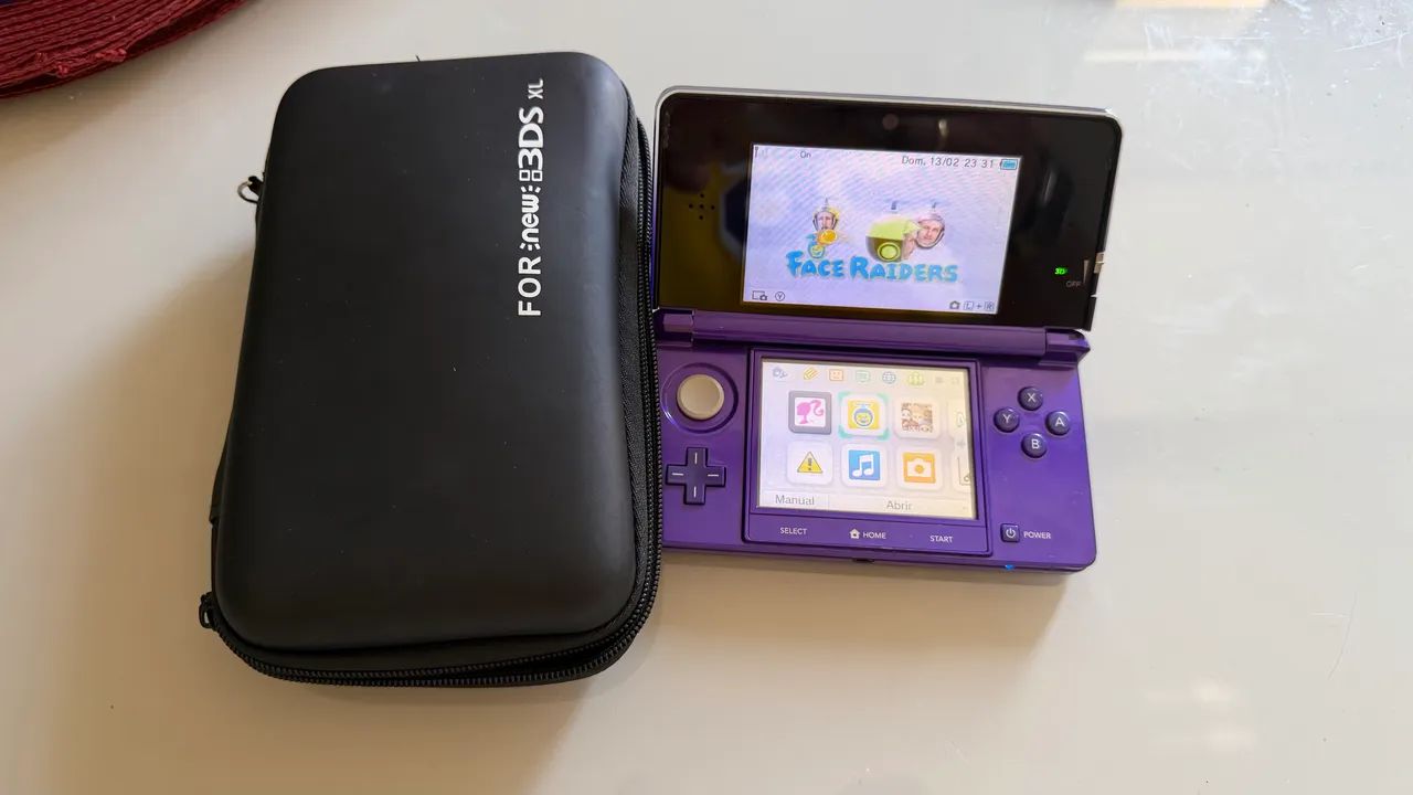 Nintendo 3DS Roxo Desbloqueado  - Foto 2