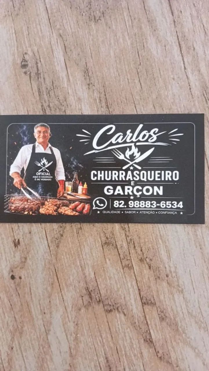  * CHURRASQUEIRO OU GARÇOM 
