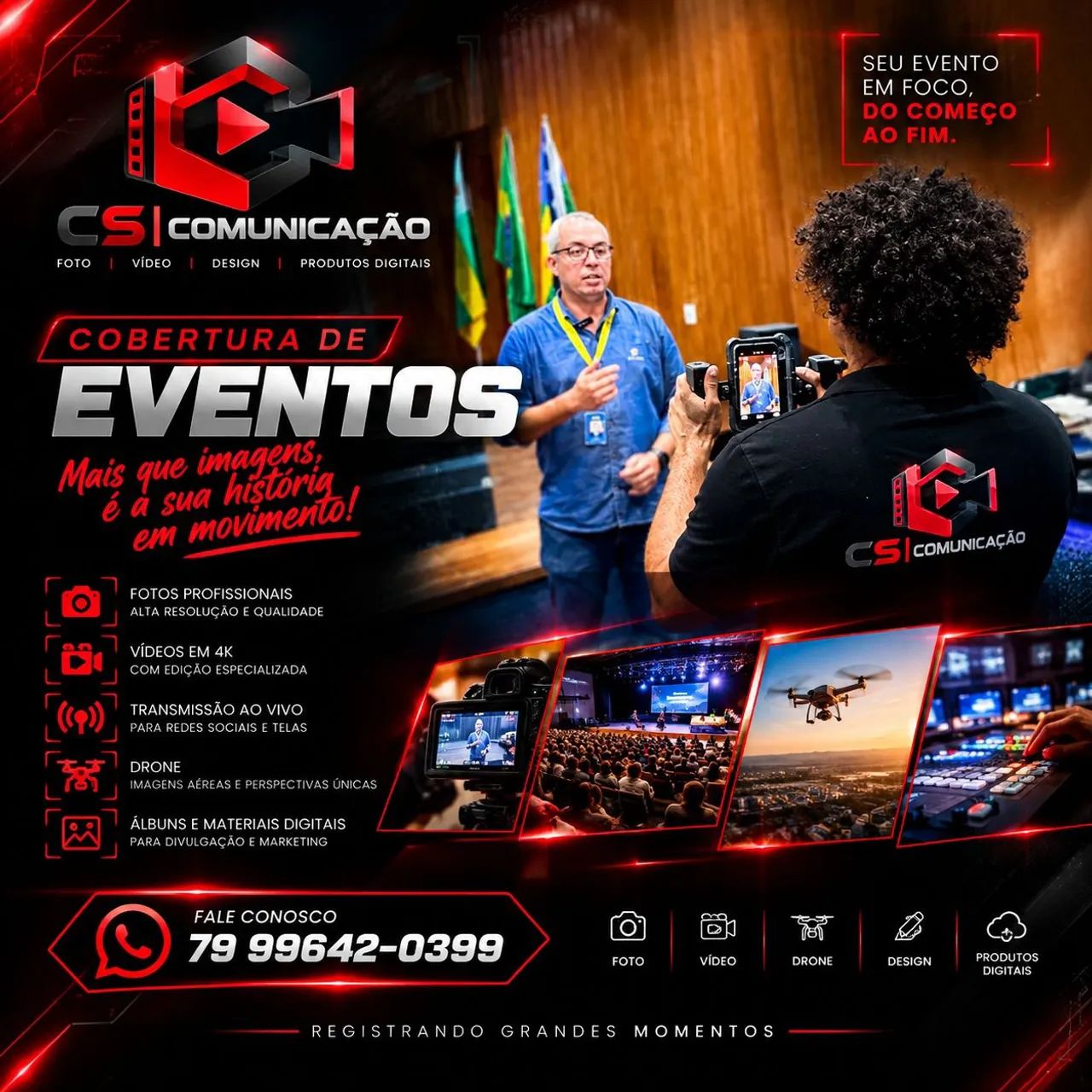 Cobertura de eventos