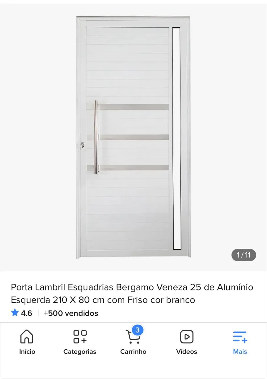 Porta alumínio 
