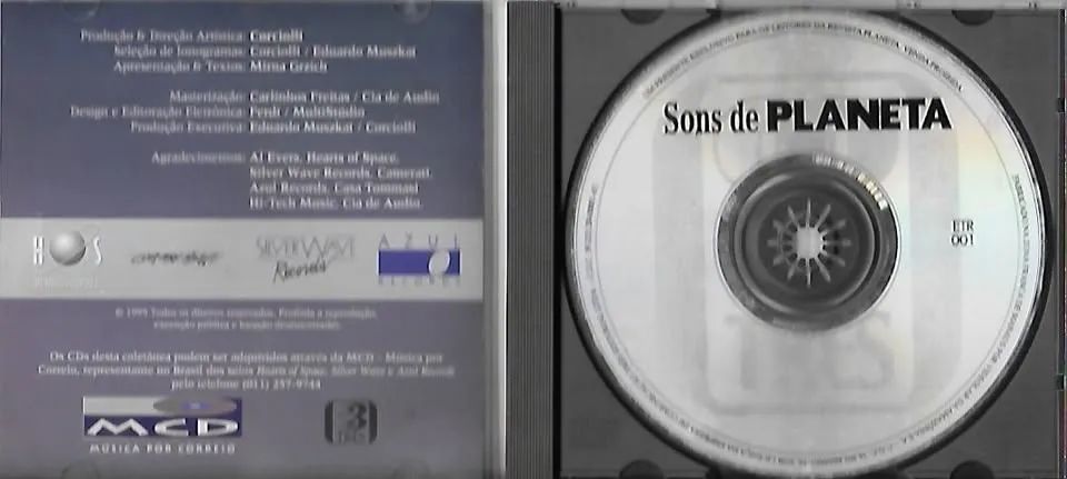 CD: Sons de Planeta - O Melhor da New Age & World Music (1995) volume 1 & 2 (editora Tres) - Foto 2
