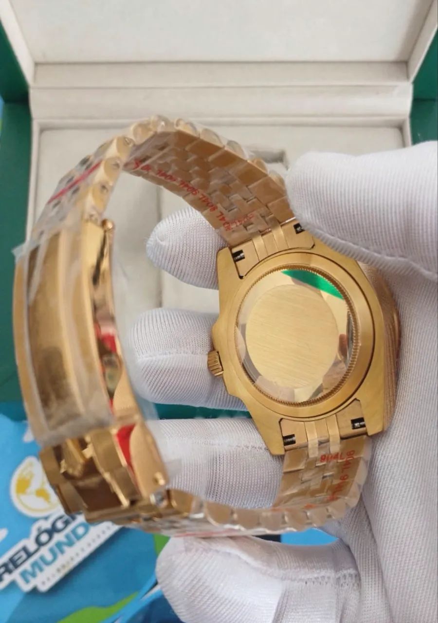 RELÓGIO GMT MASTER II DOURADO AUTOMÁTICO  - Foto 5