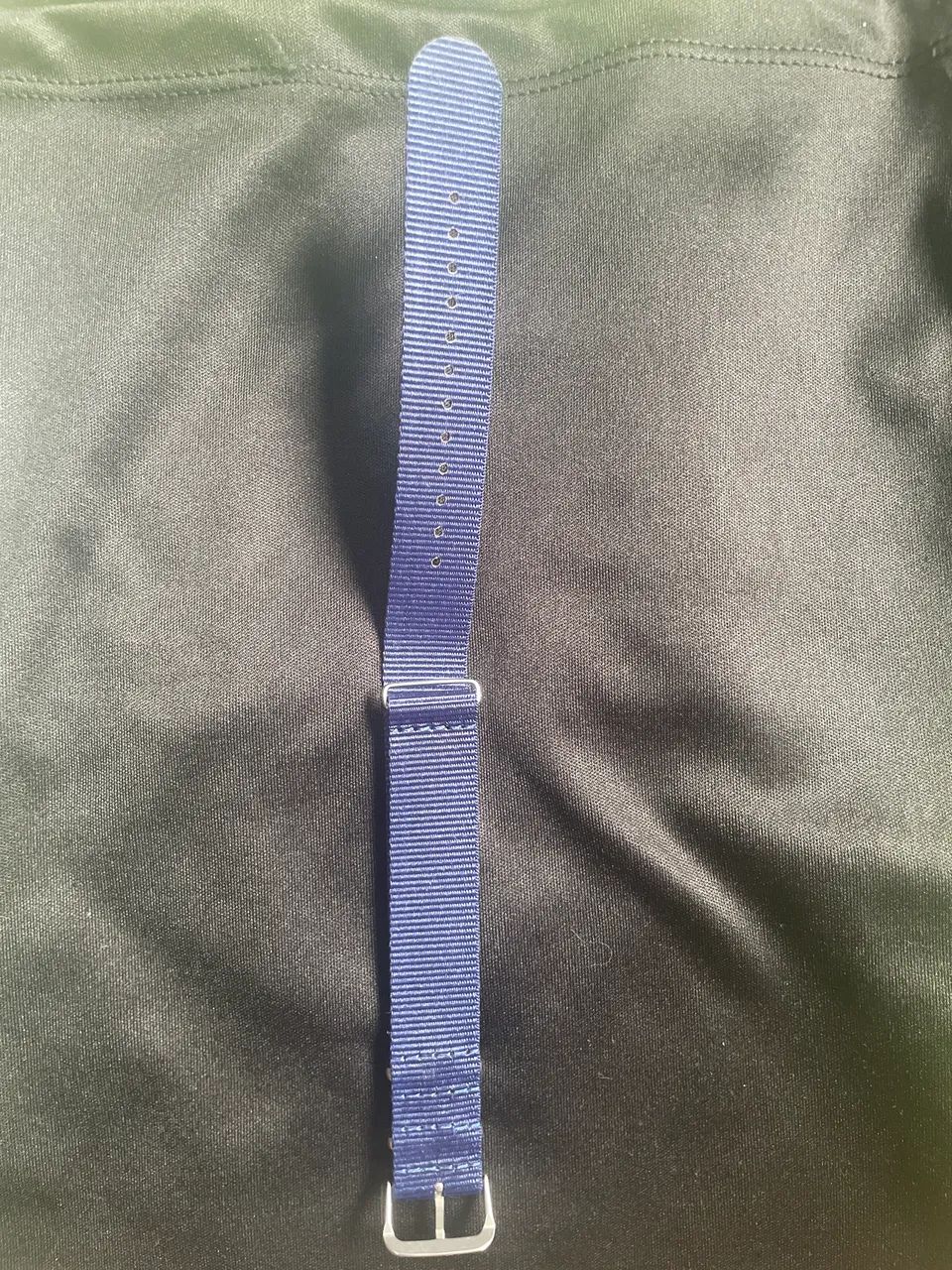 Pulseira NATO azul para relógios 20mm - Foto 2