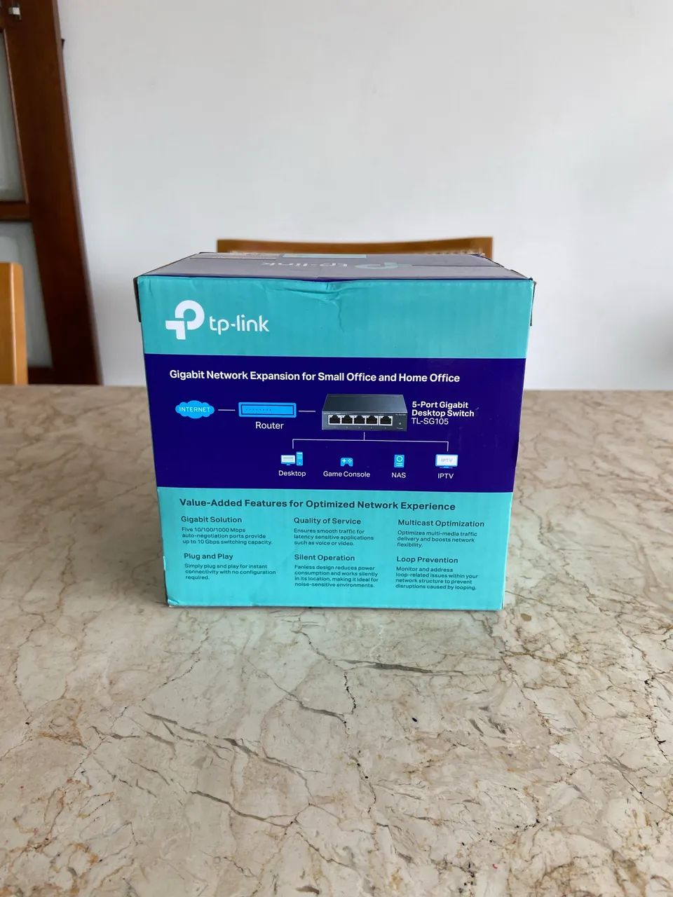 Switch Desktop TP-Link TL-SG105 Gigabit 5 Portas - Foto 3