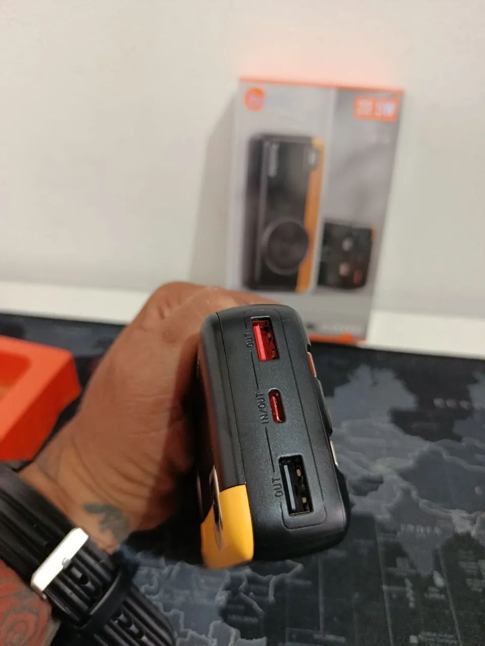 Carregador portátil Power Bank 20.000mAh Basike  / SUPER DESCONTO  - Foto 4