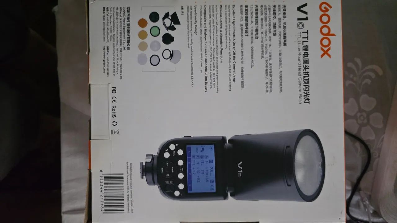 Flash Godox V1c - Foto 2