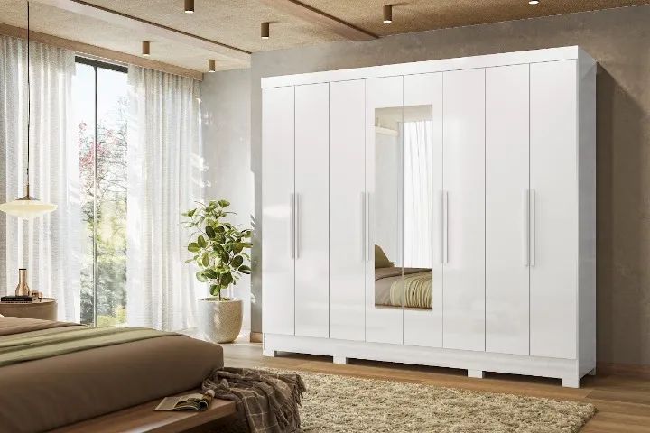 Guarda Roupa Diplomata Moval Branco - Entrega Rápida! 
