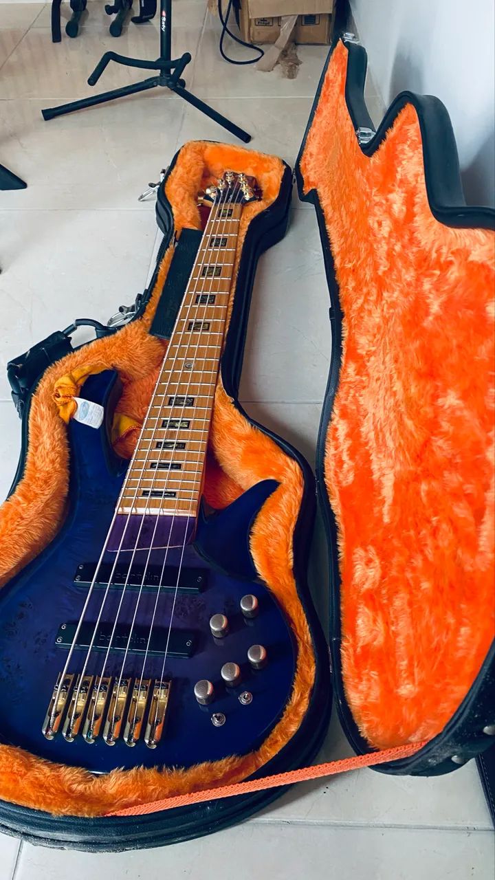 Baixo Rainbow KF 6 cordas - Foto 3