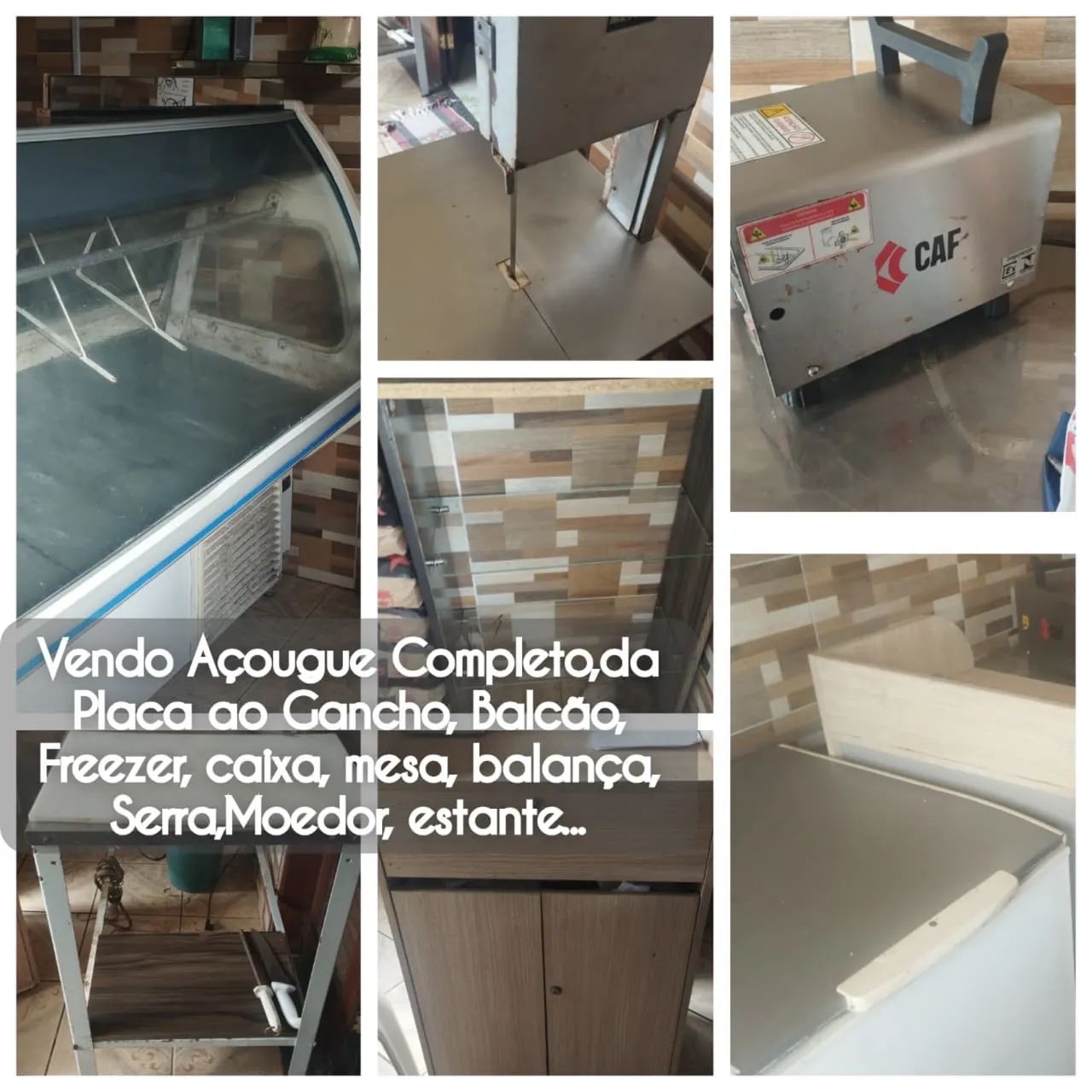 Maquinário para açougue 