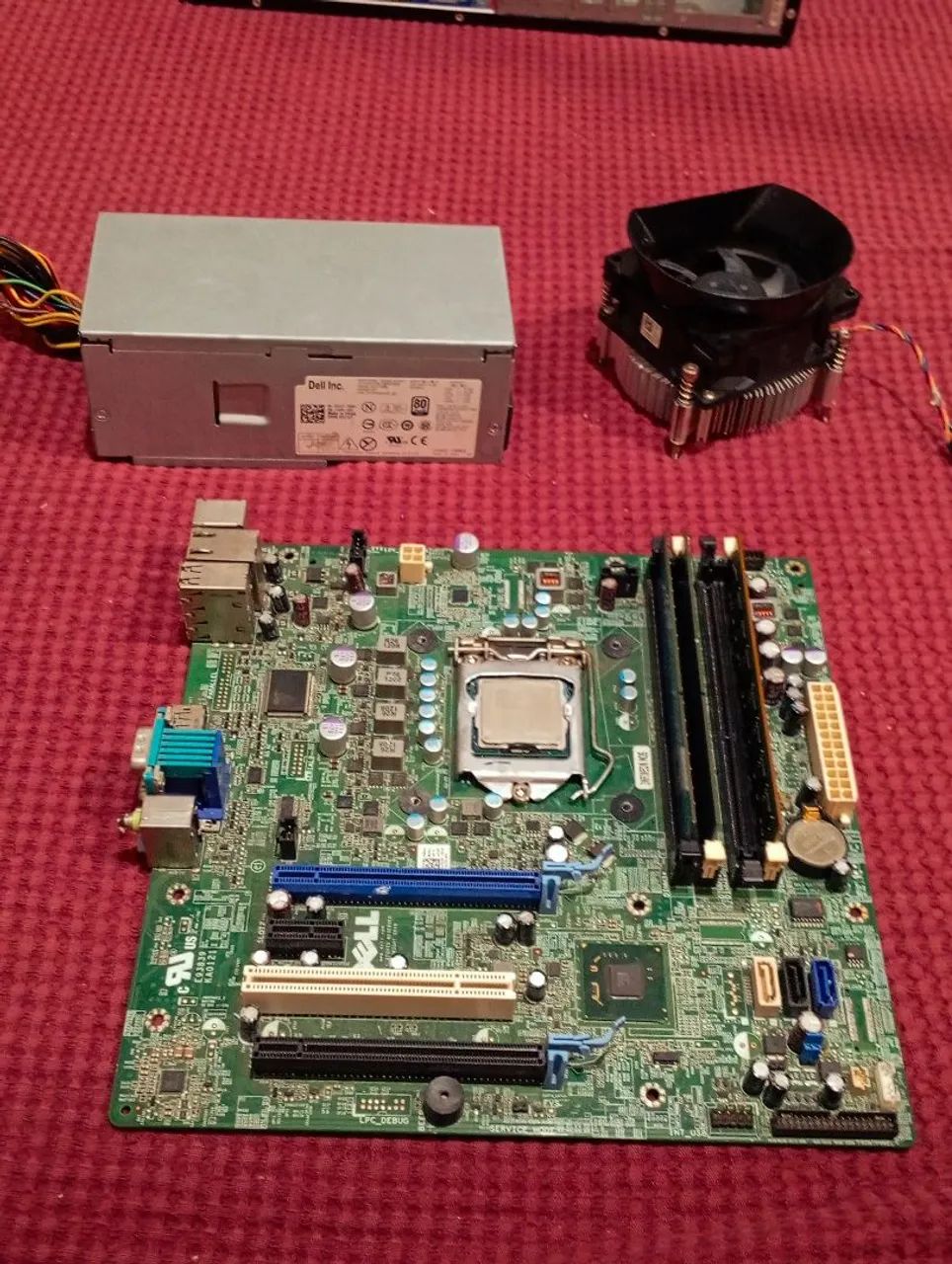 Placa mãe lga com i3 e 16 giga de ram
