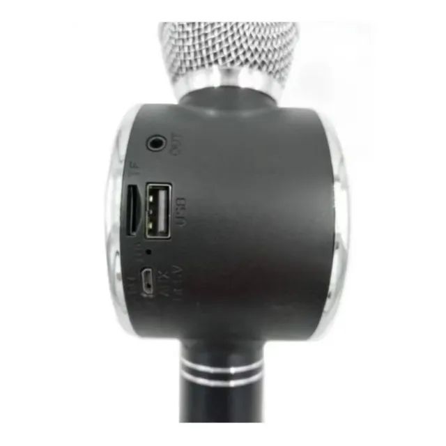 Microfone karaokê Bluetooth recarregável  - Foto 4