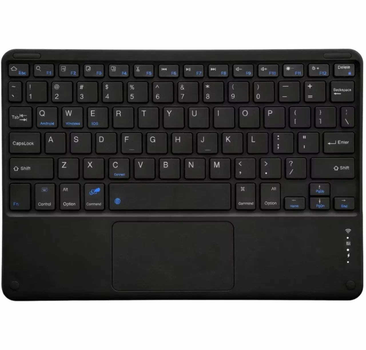 Teclado Bluetooth com TouchPad Universal Teclado Sem Fio Para Android iOS Windows TabletPC - Foto 5