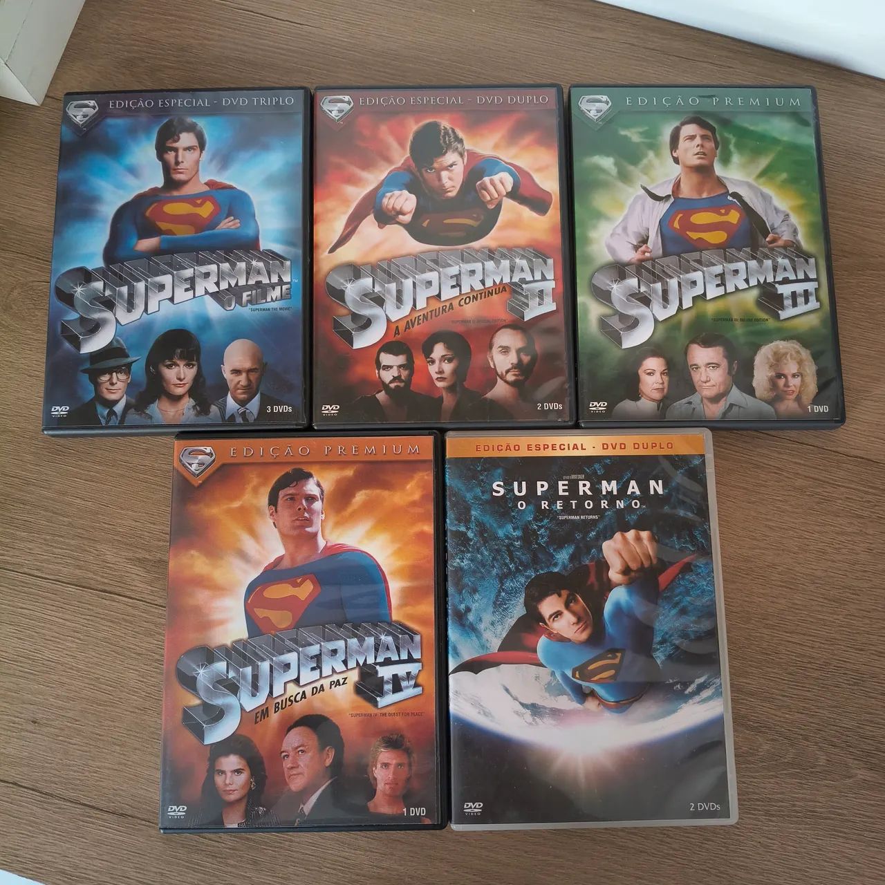 Dvd coleção Superman - 5 filmes