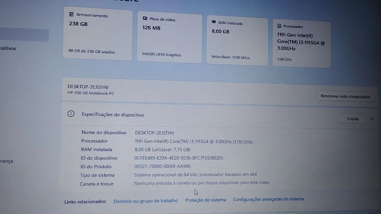 Vendo Notebook HP250 GB - Foto 4