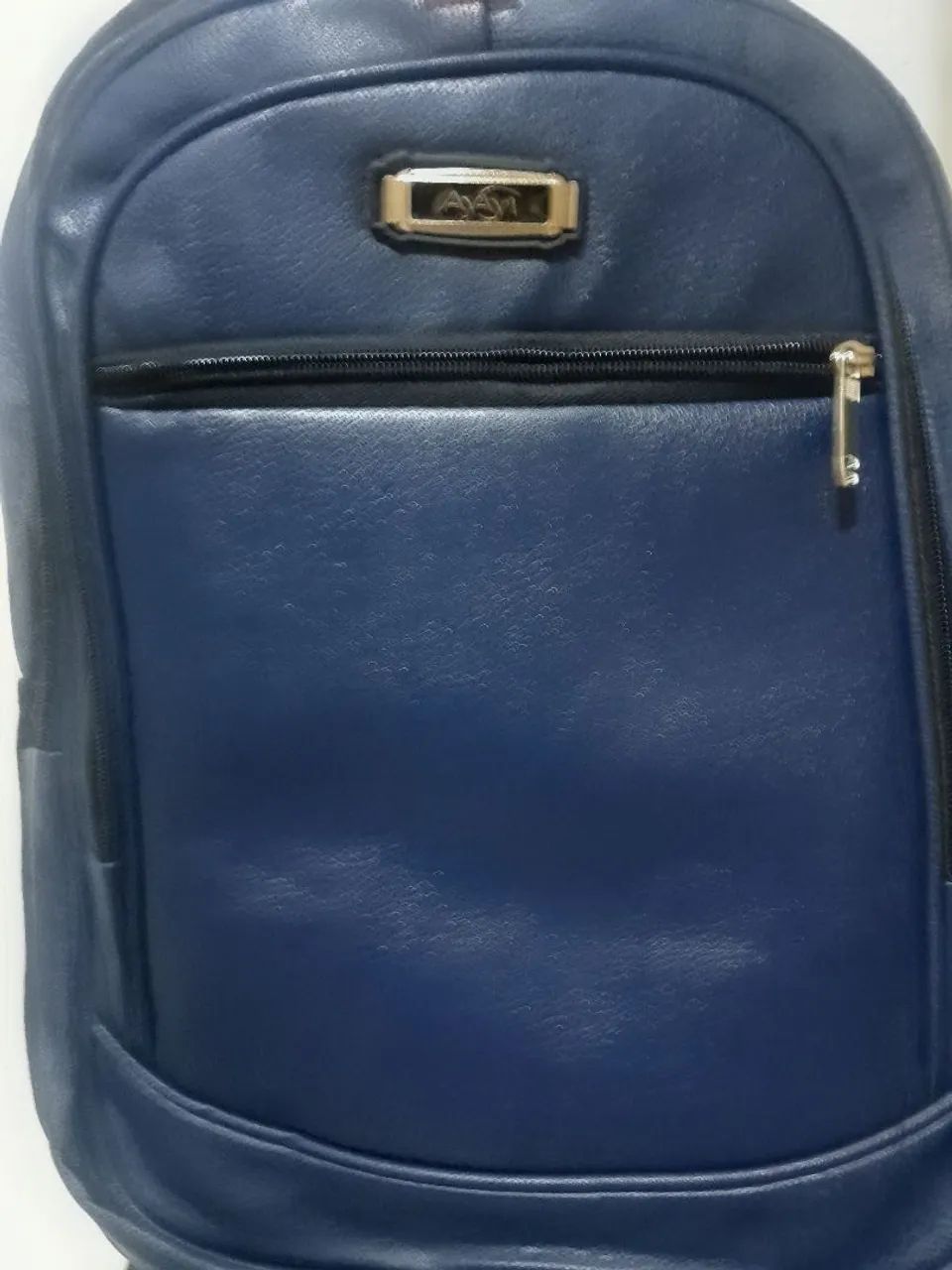 Mochila impermeável dd couro sintético 