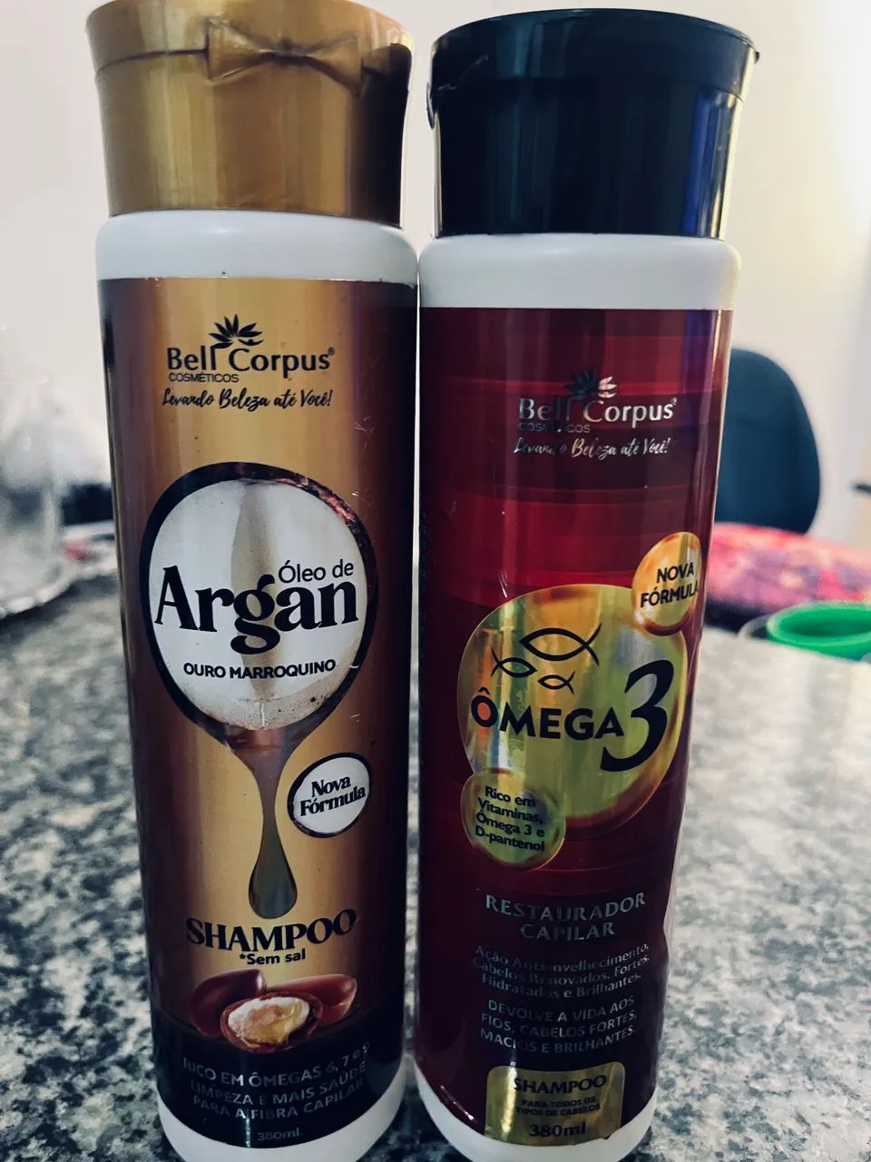 2 SHAMPOO DE ÓLEO DE ARGAN E OMÉGA Com varia ma embalagem - Foto 3