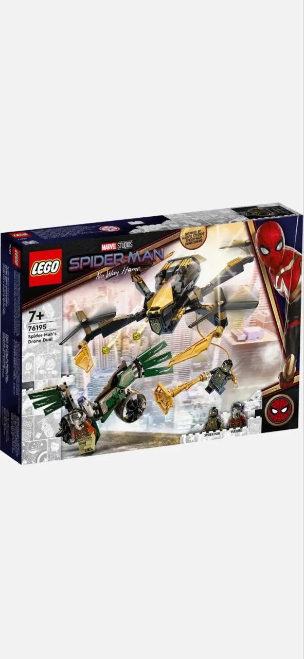 Lego Marvel 76195 - Duelo de Drones do Homem-Aranha - Novo 