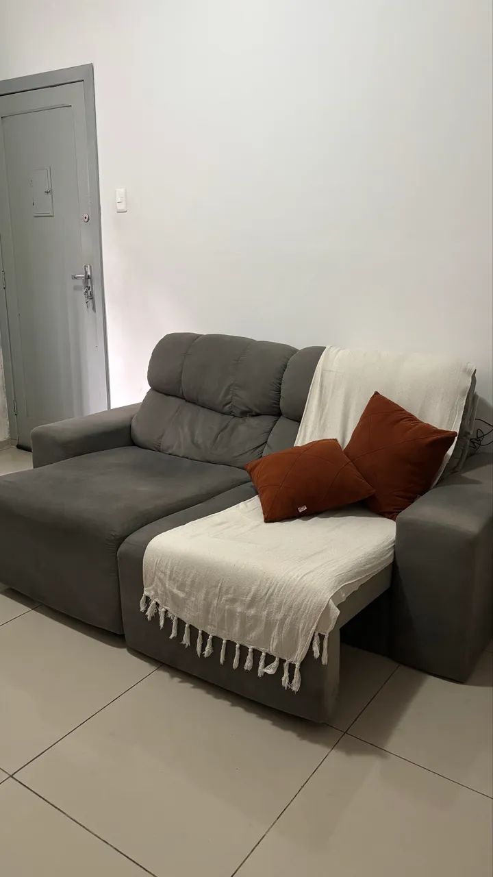 Sofá retrátil 3 lugares  - Foto 2