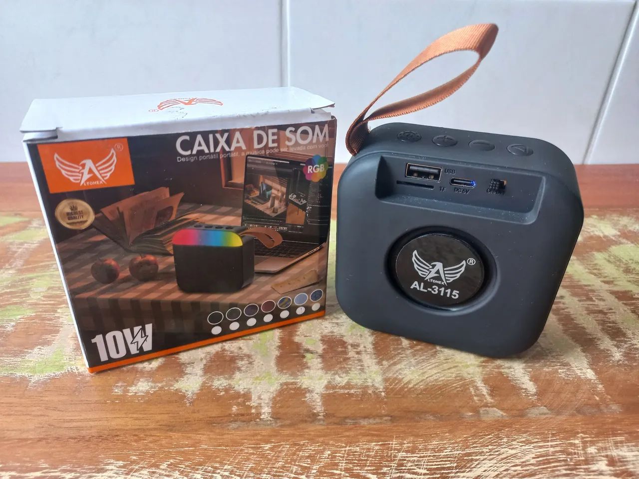 Caixa de som portátil - NOVA - Foto 2