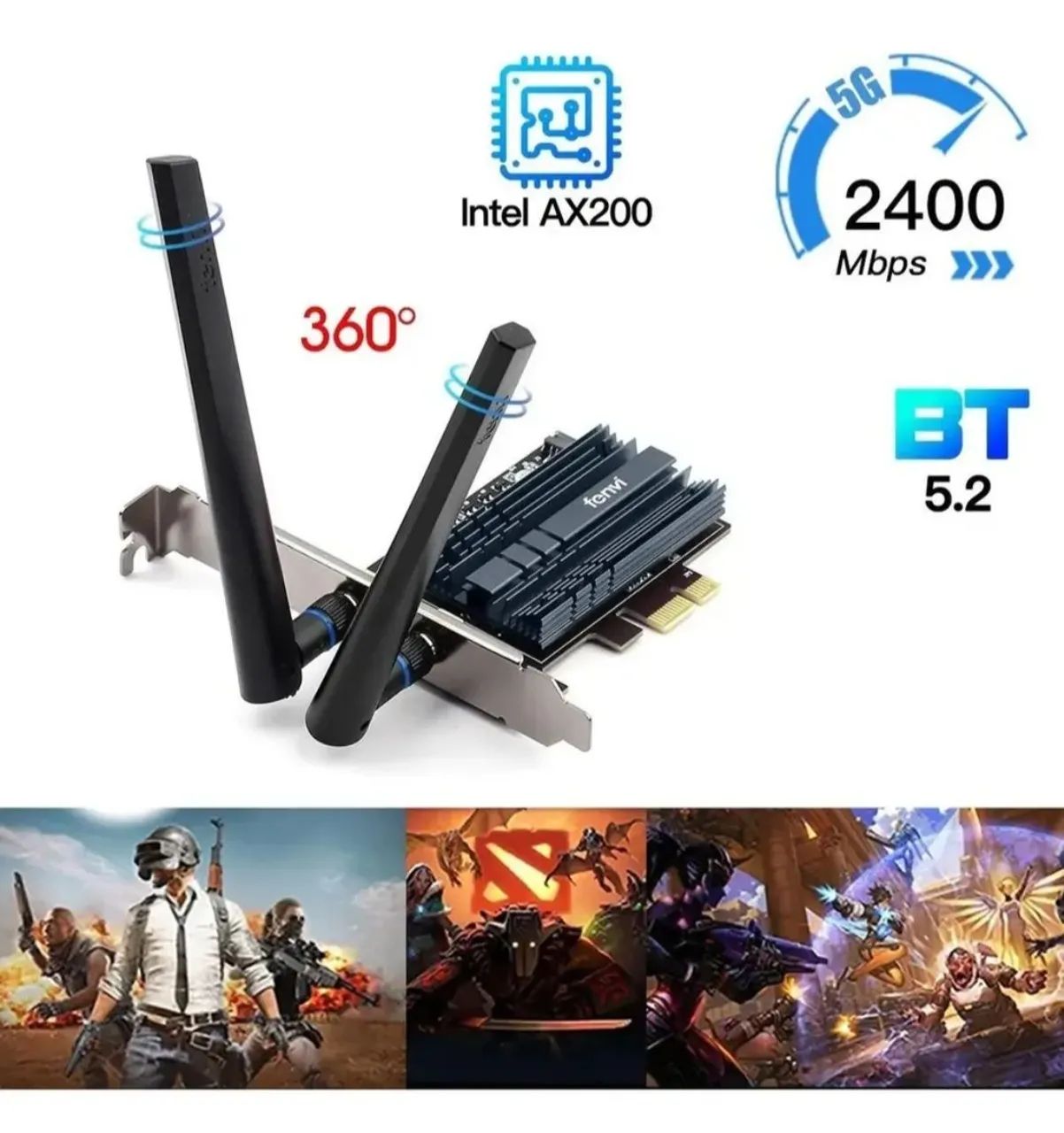 Placa Wifi 6 e Bluetooth Fenvi - Foto 2