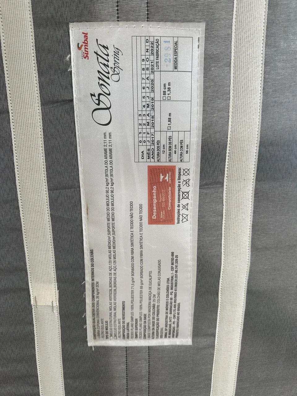 Cama casal box (colchao embutido) - Foto 3