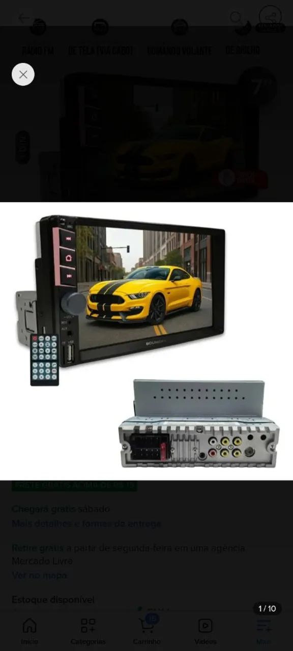 Multimídia Universal Soundfy Mp5 1 Din 7P. - Foto 5