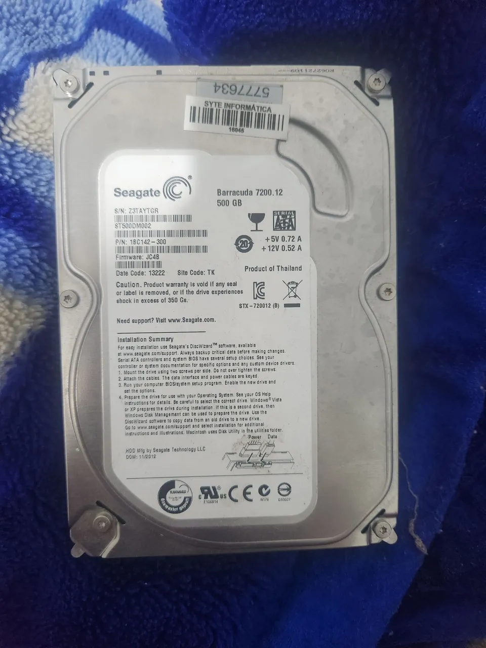 HDs 500gb 4 unidades - Armazenamento - Jardim Adelfiore, São Paulo