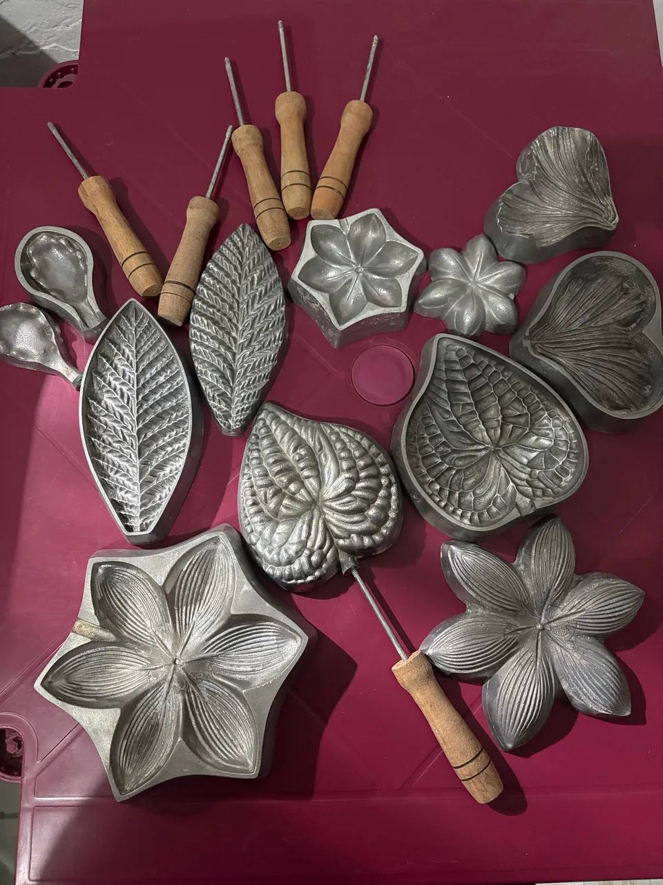 Moldes para flores de Eva