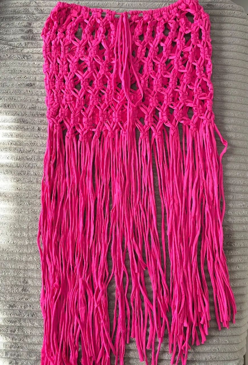 Saída de macramê pink - Foto 4