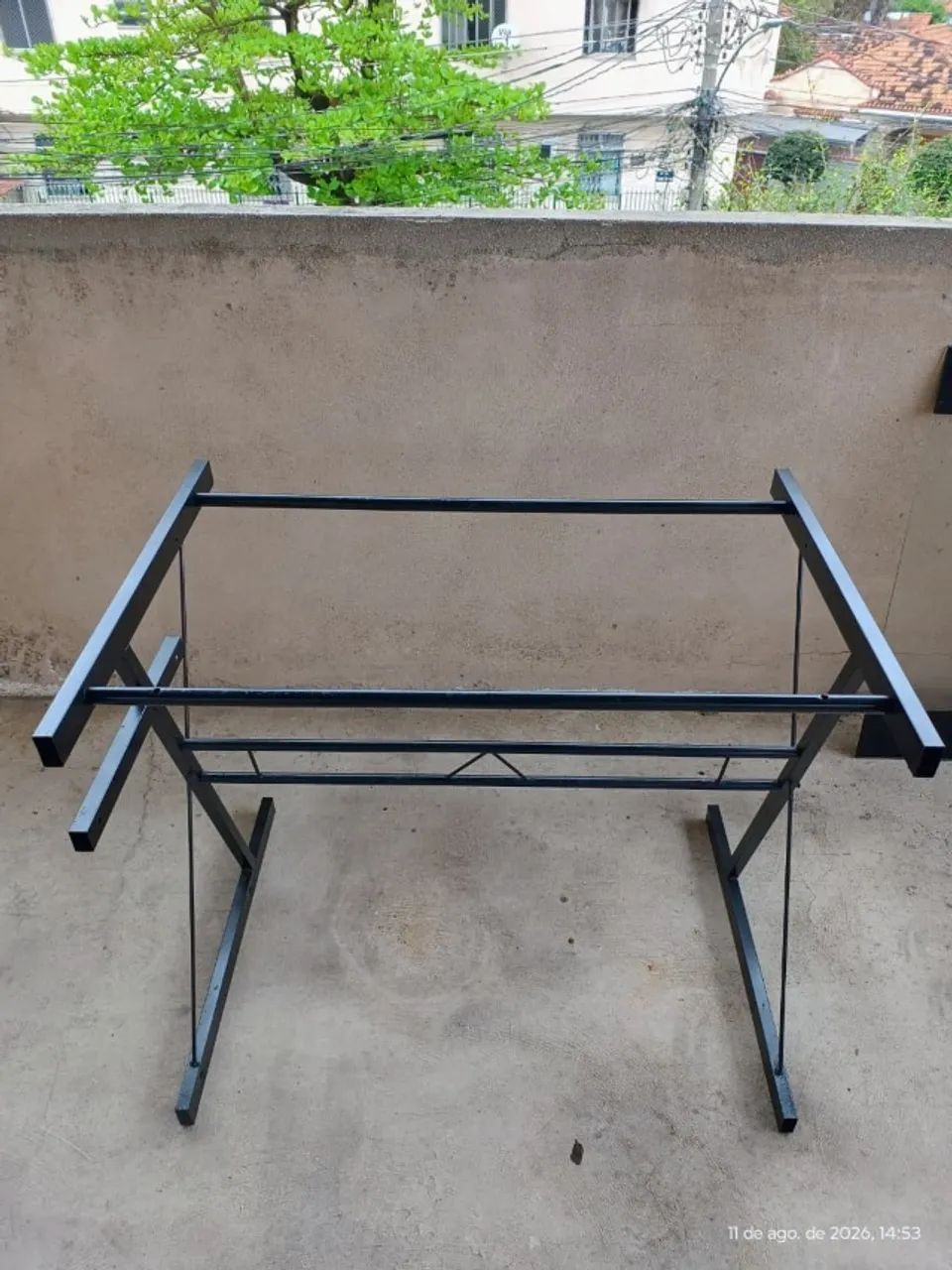 Mesa de ferro vidro temperado - Foto 3
