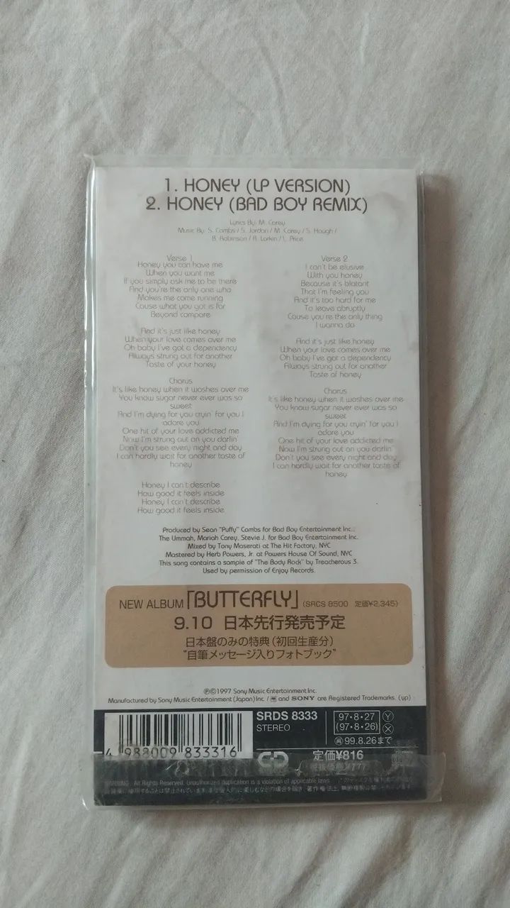 Mini Disc Japonês Mariah Carey Honey - Foto 2