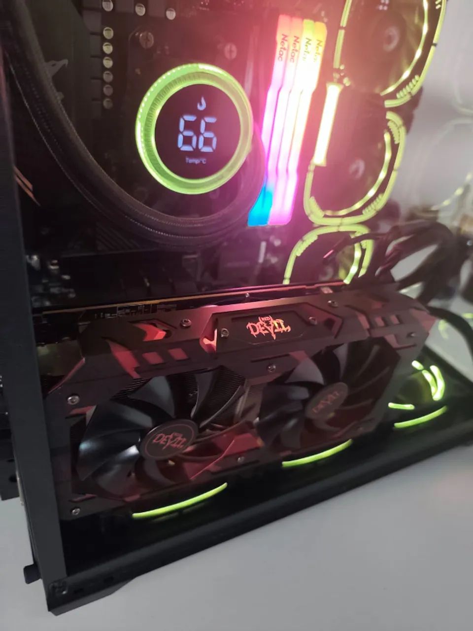 Placa de video Rx 580 8gb Devil  - Foto 2