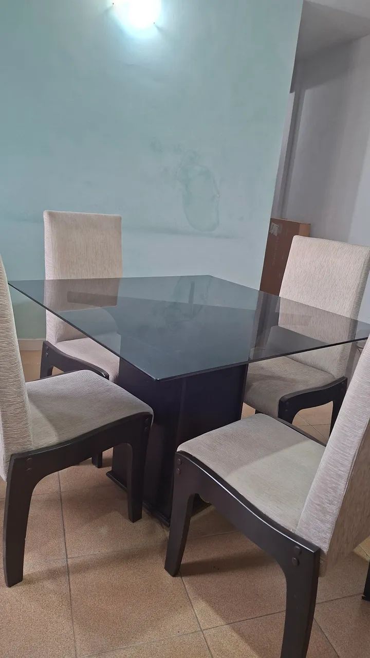 Conjunto Mesa de Jantar com 4 cadeiras - Foto 2