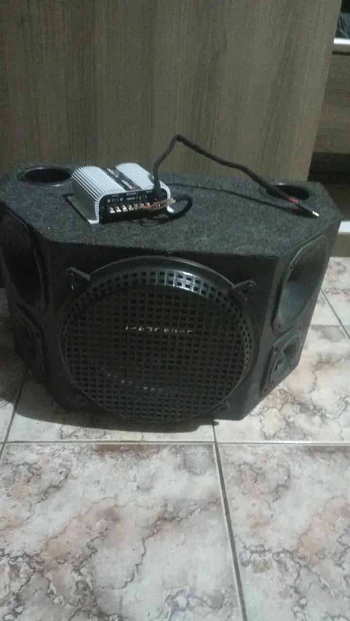 Caixa de som automotivo Pioneer com modulo