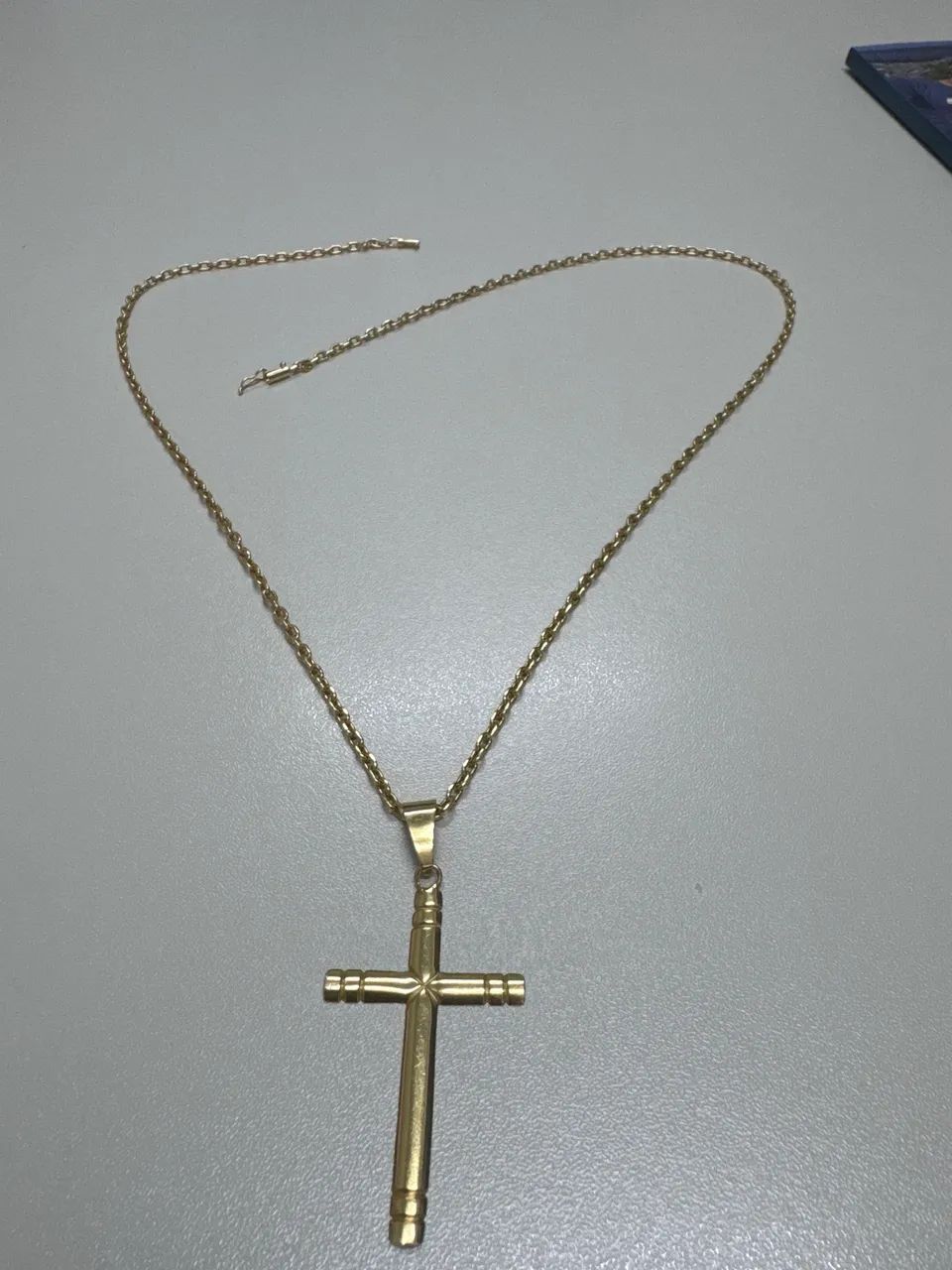 Cordão de ouro todo maciço 18k 750