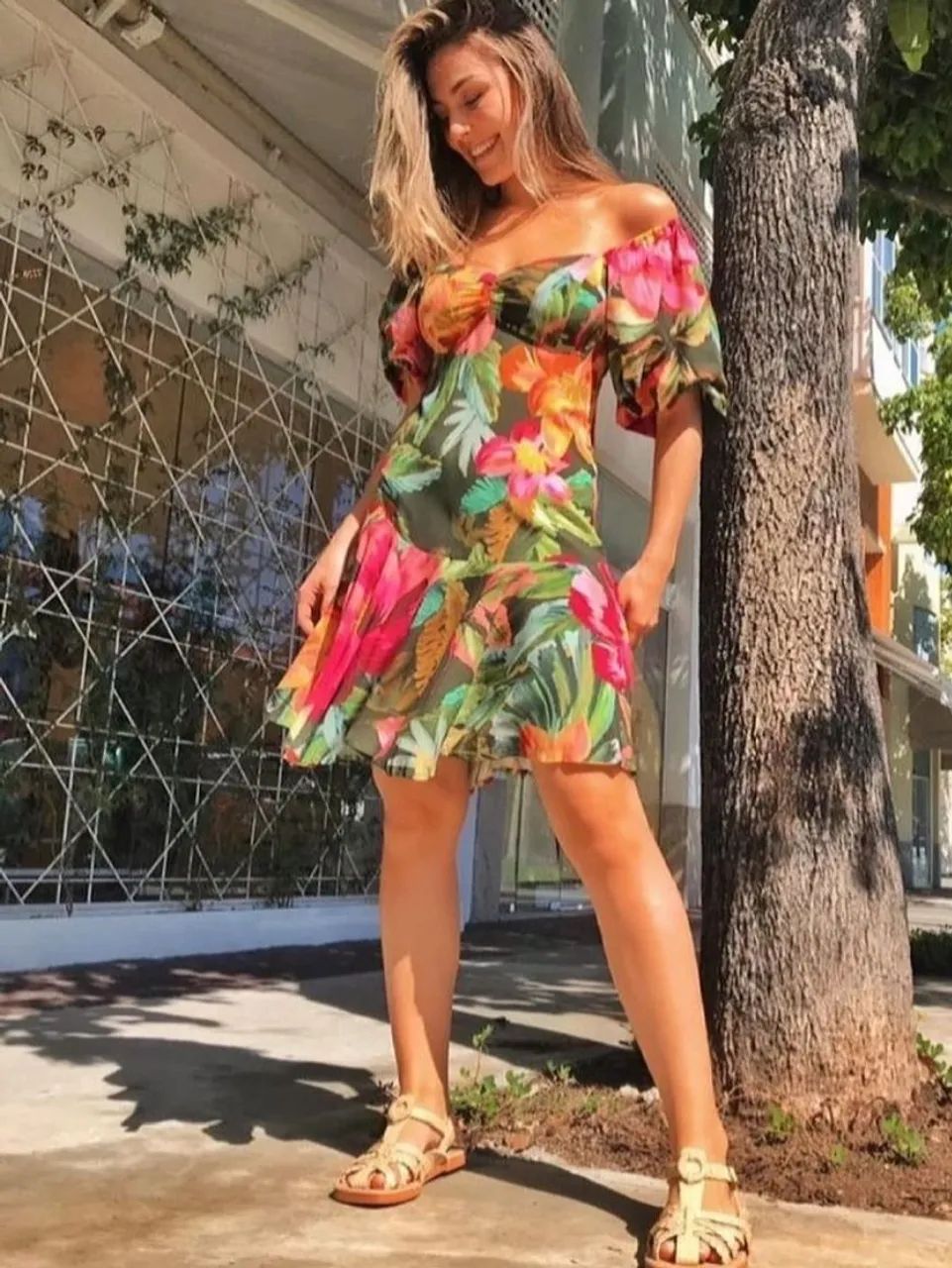 Vestido Farm Original - Pincelada de Flor