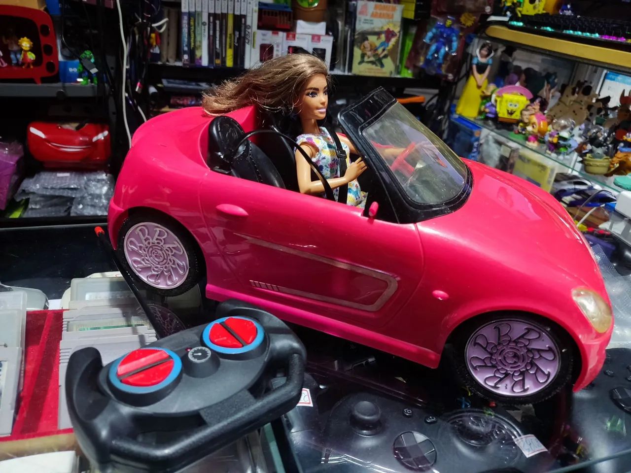 Carro da Barbie controle 