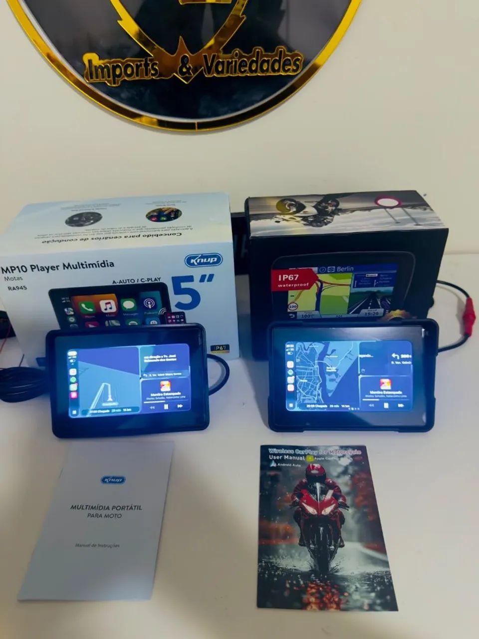 Multimídia para moto 5 polegadas  - Foto 5