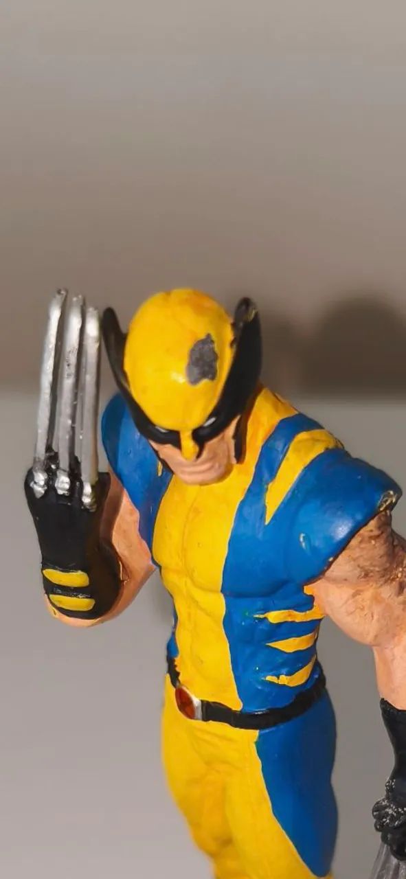 Miniatura Wolverine Eaglemoss Marvel em Metal + Caixa + Fascículo - Foto 4