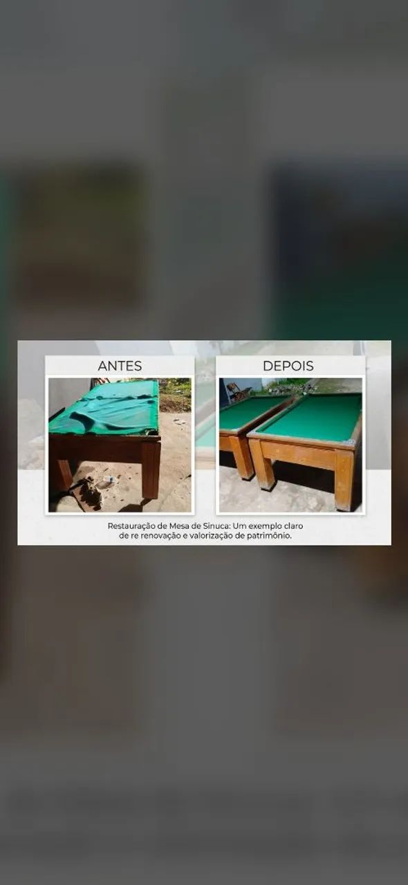 Reforma de mesa de sinuca - Foto 4