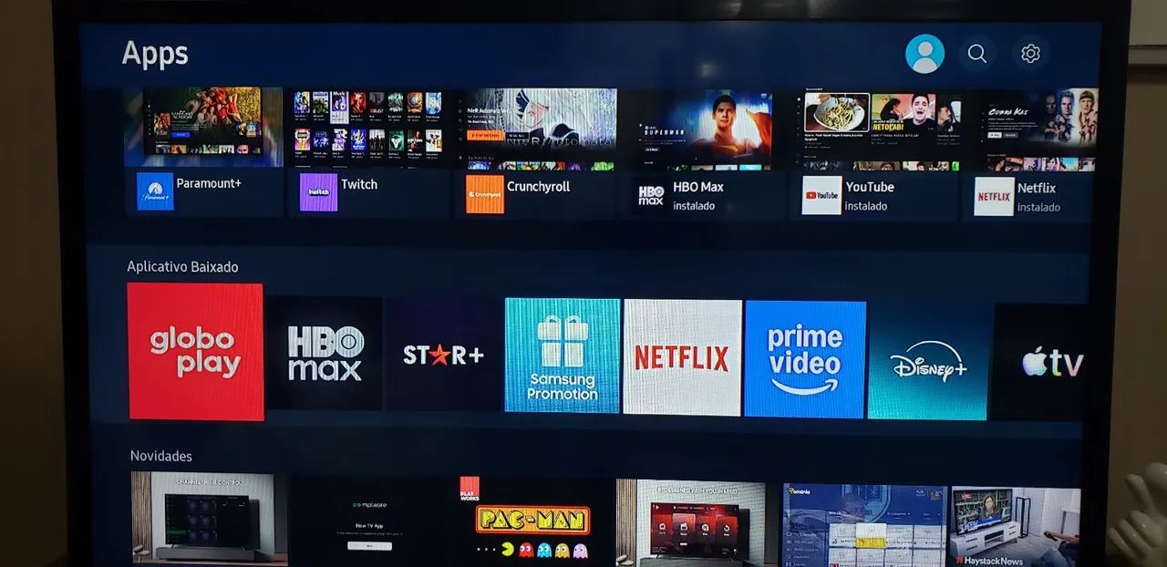 Smart TV Samsung 32 polegadas - Foto 5
