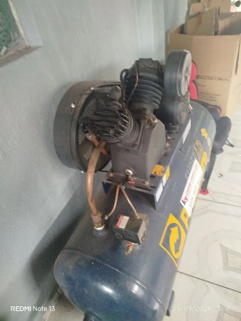 Vendo compressor 20 pés industrial trifásico  - Foto 2