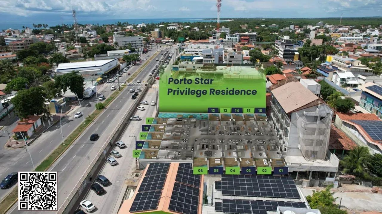 PORTO DE GALINHAS - Flat 32m² com quarto separado a 50m do centro de Porto